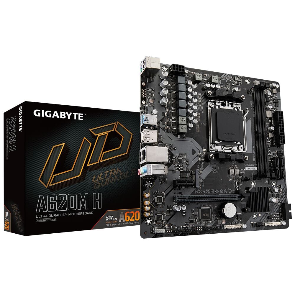 GIGABYTE A620M H DDR5 6400(OC) HDMI DP MATX AM5