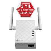 ASUS RP-N12, N300, 300Mbps, 2.4GHz WPS Butonu, 1Port Megabit Lan, Menzil Genişletici