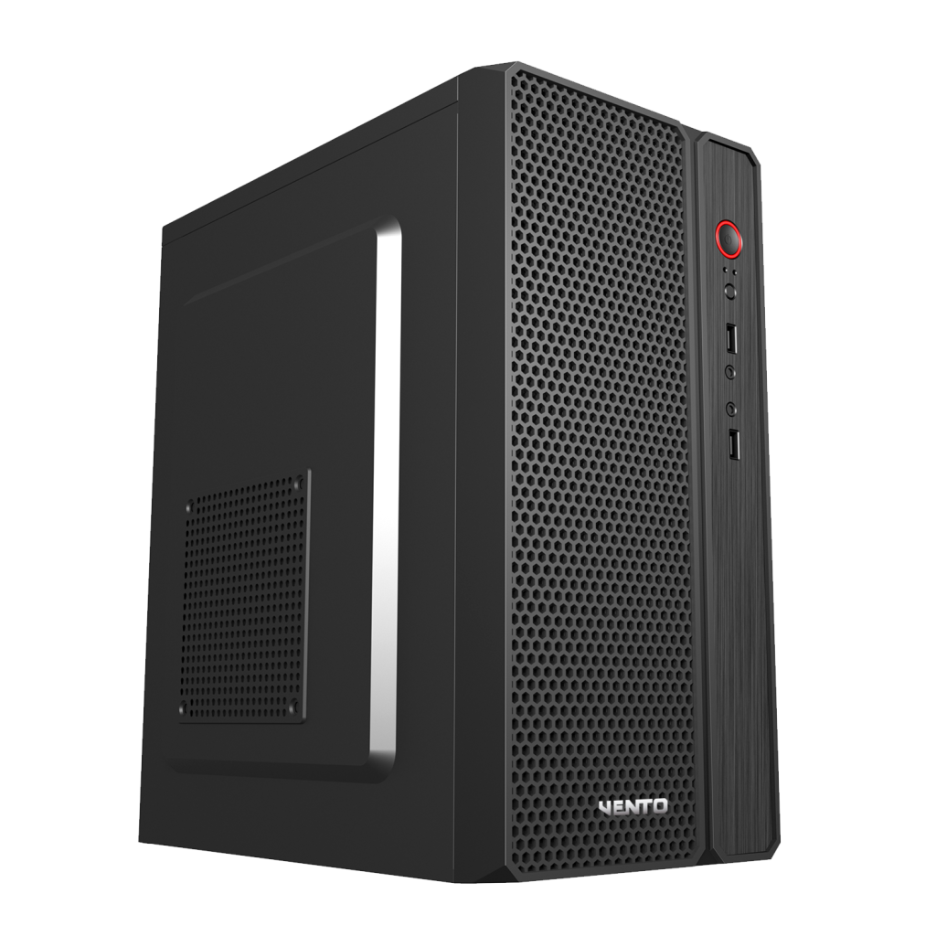 VENTO VS118S Mid Tower, 300W Siyah, ATX Kurumsal KASA