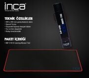 INCA IMP-018K GAMING XXL 900*400 Siyah Mouse Pad