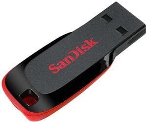 128 GB SANDISK CRUZER BLADE BLACK USB BELLEK 2.0 SDCZ50-128G-B35