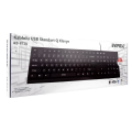 EVEREST KB-871U, USB Kablolu, Türkçe Q,  Standart Klavye (Siyah)