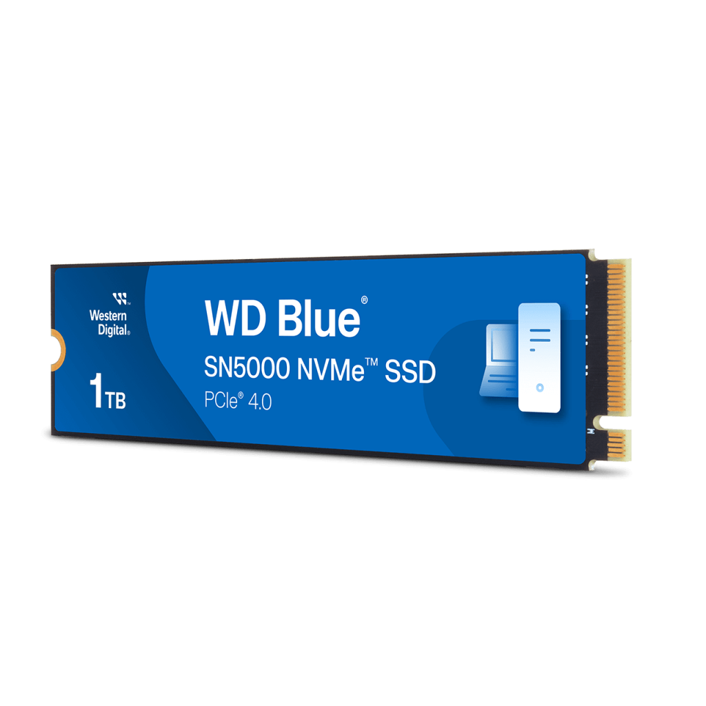 WD Blue SN5000, WDS100T4B0E, 1TB, 5150/4900, Gen4, NVMe PCIe M.2 2280,  SSD