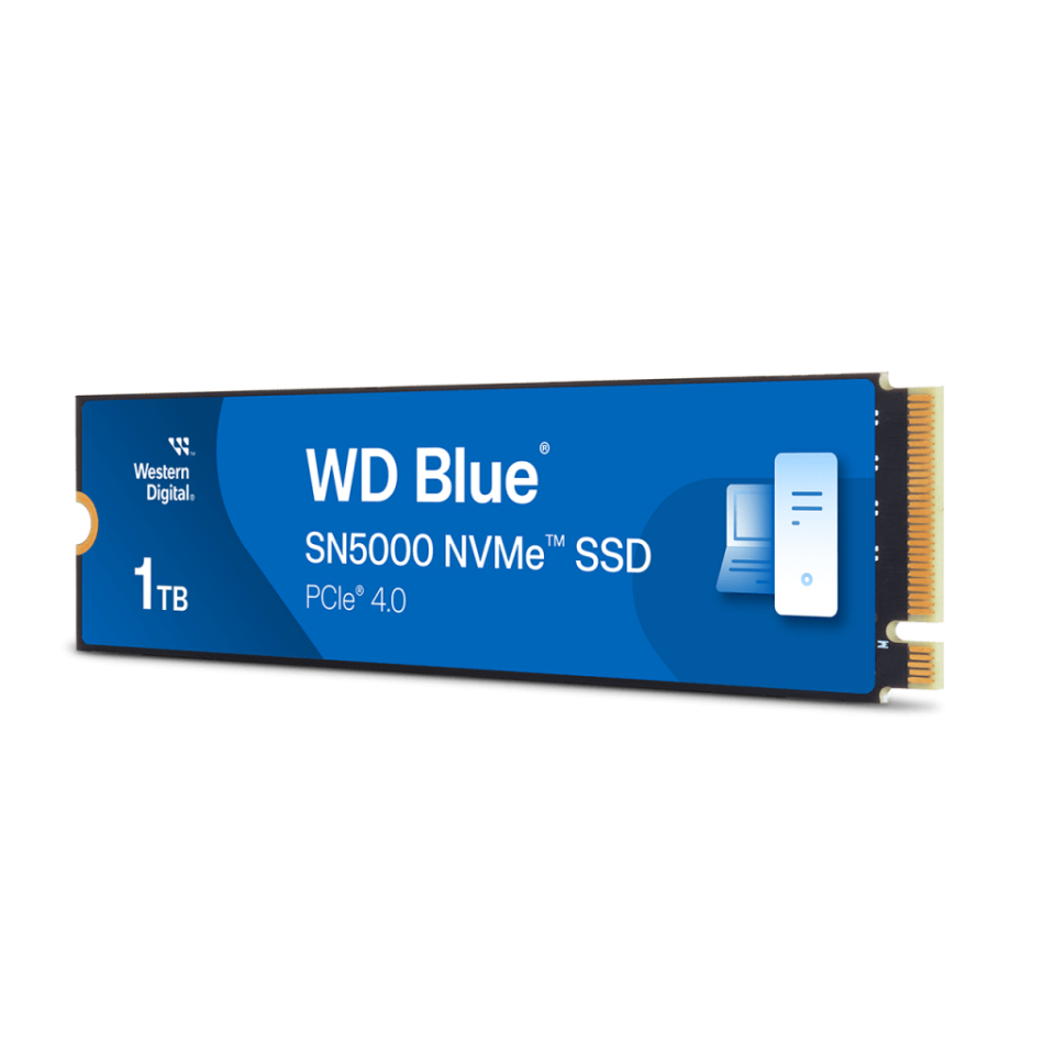 WD Blue SN5000, WDS100T4B0E, 1TB, 5150/4900, Gen4, NVMe PCIe M.2 2280,  SSD