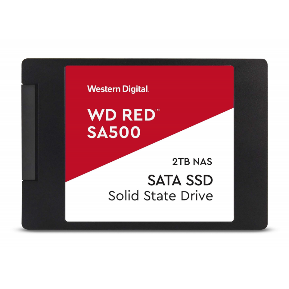 WD Red SA500, WDS200T2R0A, 2TB, 560/530, SERVER ve NAS için Enterprise, 2,5" SATA, SSD