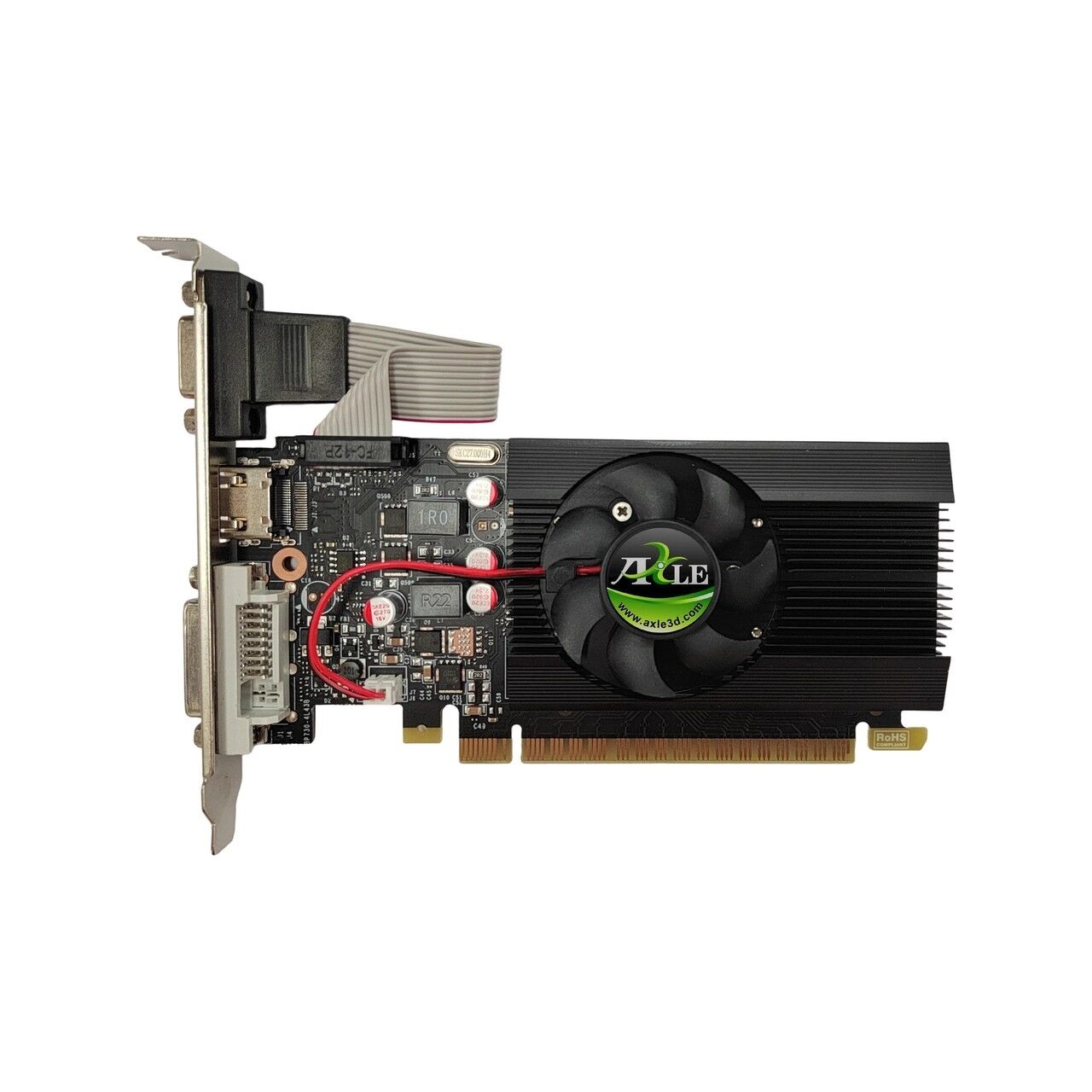 AXLE AX-GT710/2GD3P4CDIL-GT710 GT730 2GB DDR3 64Bit VGA/DVI/HDMI 16X