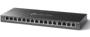 TP-LINK TL-SG116P 16 Port Gbit 16 Port PoE+ 120W Desktop Yönetilemez Çelik Kasa Switch
