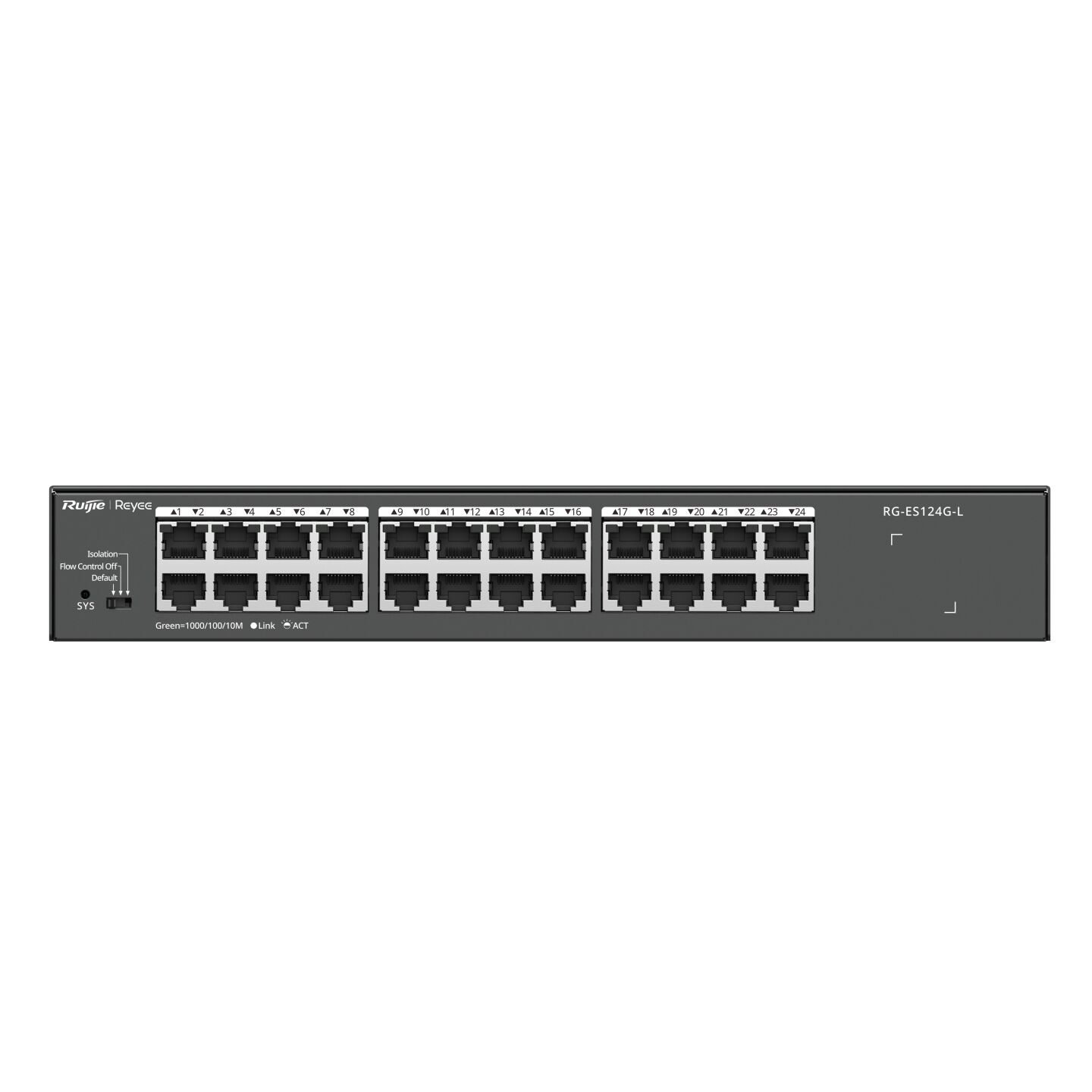 RUİJİE-REYEE RG-ES124G-L 24XGE F.GIGABİT NETWORK SWİTCH