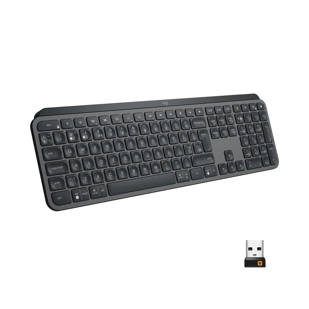 LOGITECH MX Keys S, 920-011594, Bluetooth, Türkçe Q, Multimedya, Gelişmiş Aydınlatmalı, Klavye