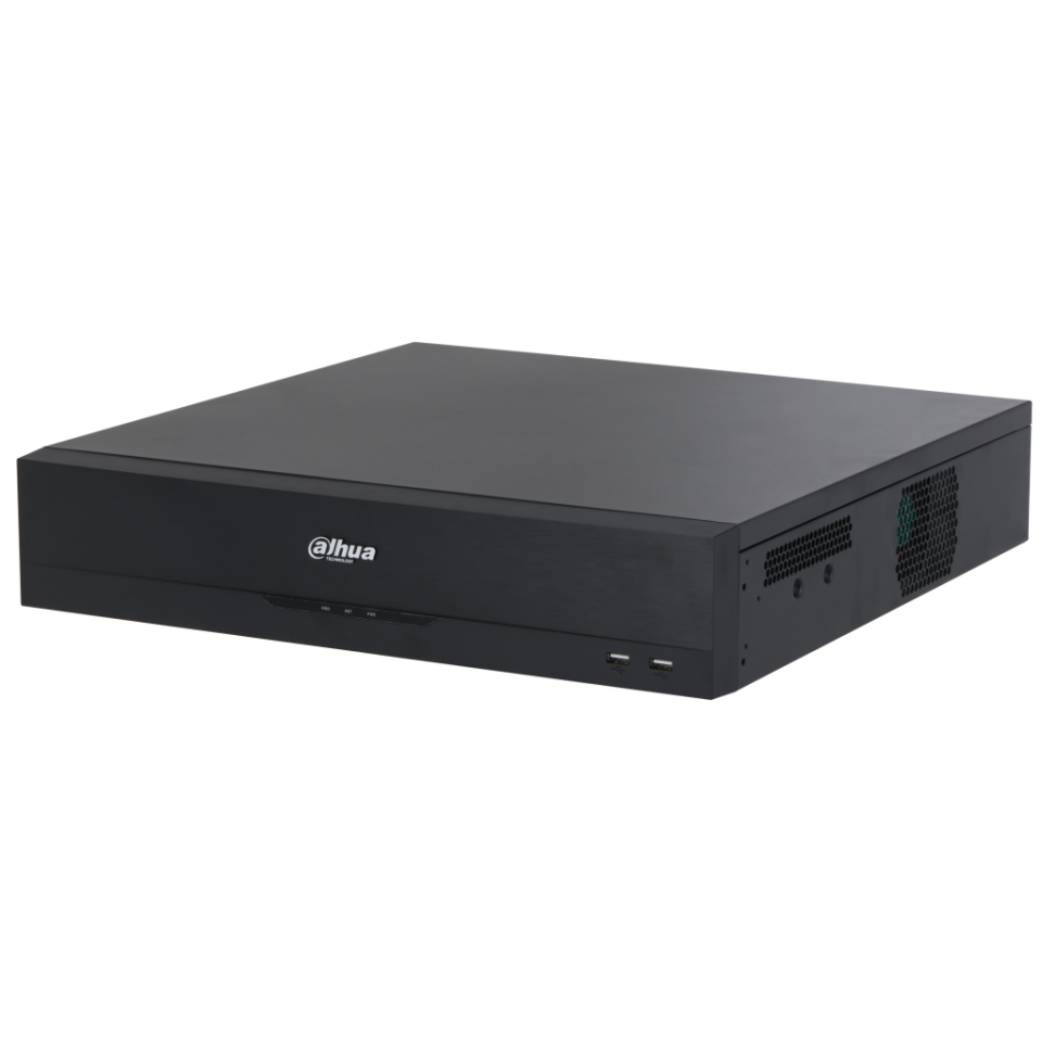 DAHUA  NVR5864-EI2, 64Kanal, 32Mpix, H265+, 8 HDD Desteği, 1080P Kayıt, 448Mbps Bant Genişliği, 2 Port GigaBit Lan, RAID 0/15/6/10, NVR