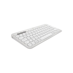 LOGITECH K380S, Pebble Keys 2,  Beyaz, 920-011860, Bluetooth, Türkçe, Q, Multimedya, Mini Klavye
