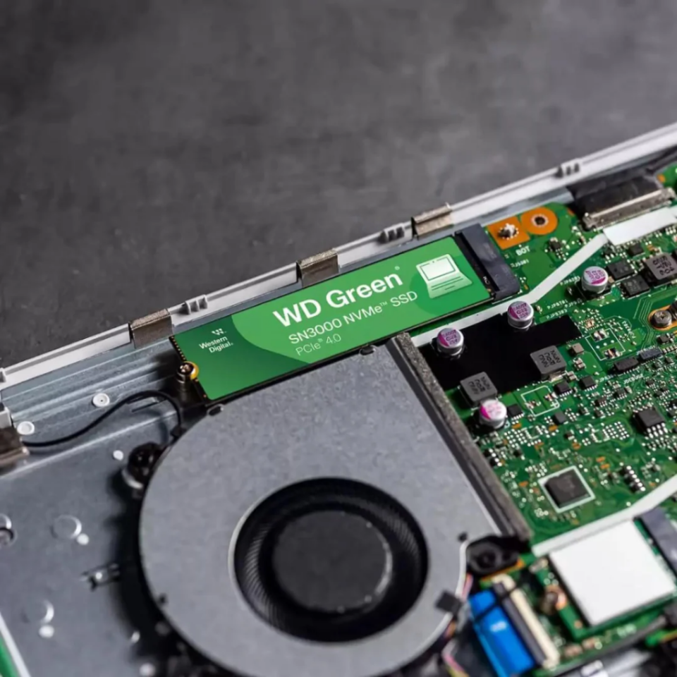 WD Green SN3000, WDS500G4G0E, 500GB, 5000/4000, Gen4, NVMe PCIe M.2 2280, SSD