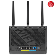 ASUS RT-BE86U, BE6800, 4 Port, 6800Mbps, Dual Band, WİFİ 7, AiMesh, AiProtection Pro, Gigabit Extendable Router