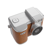 EVEREST ADK1980, Kahverengi, 720P HD, 200mAh Batarya, 1" Ekran, Anahtarlık Askılı, Flashlı, Mini Retro Dijital Kamera