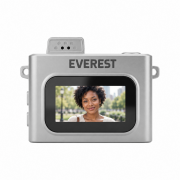 EVEREST ADK1980, Kahverengi, 720P HD, 200mAh Batarya, 1" Ekran, Anahtarlık Askılı, Flashlı, Mini Retro Dijital Kamera