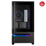 ASUS PRIME AP202 TG ARGB, PSU YOK, Tempered Glass, Kavisli Panel, ARGB, mATX, GAMING KASA