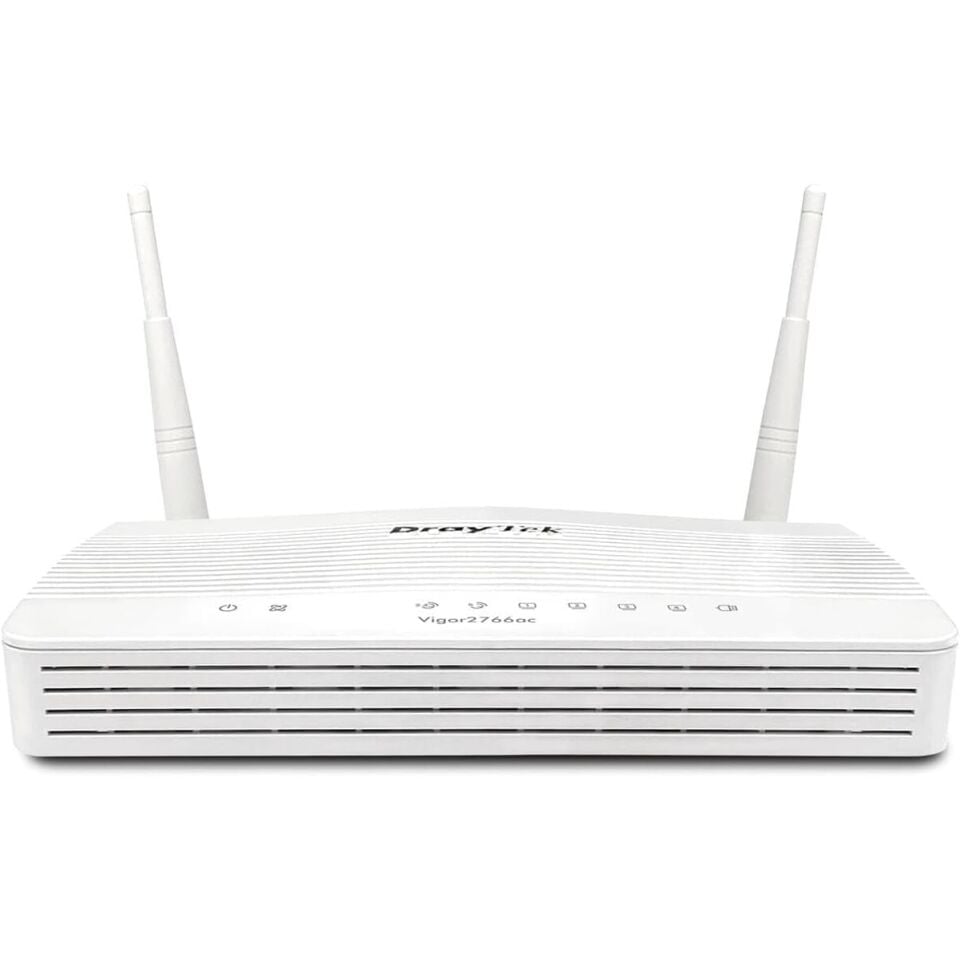 DRAYTEK VIGOR 2766AC GFAST 4 PORT 2 ANTEN IKEv2 SSL /OPEN VPN KABLOSUZ VDSL2/ADSL2  MODEM ROUTER