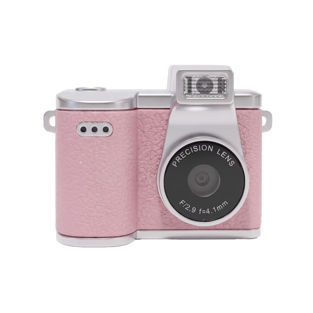 EVEREST ADK1980, Pembe, 720P HD, 200mAh Batarya, 1" Ekran, Anahtarlık Askılı, Flashlı, Mini Retro Dijital Kamera