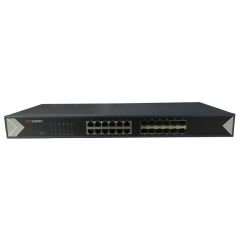 HIKVISION DS-3E0524TF 24 PORT GIGABIT (12x RJ45 LAN   12x SFP) YONETILEMEZ SWITCH