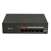 HILOOK NS-0106MP-35 10/100 4 PORT POE 2 PORT UPLINK FAST ETHERNET METAL SWITCH