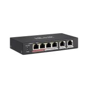 HILOOK NS-0106P-35 10/100 4 PORT POE 2 PORT UPLINK FAST ETHERNET SWITCH