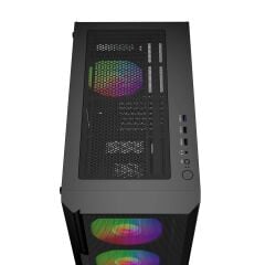 GAMEBOOSTER CRUX GBE650B 650W 80+ 4x12CM FAN E-ATX USB3.0 GAMING KASA