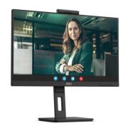 23.8 AOC 24P3CW IPS 4MS 75MHZ 1XHDMI 1XDP USB TYPE-C RJ45 FHD 1920X1080 WEBCAM HOPARLÖR ÇERÇEVESİZ VESA SİYAH