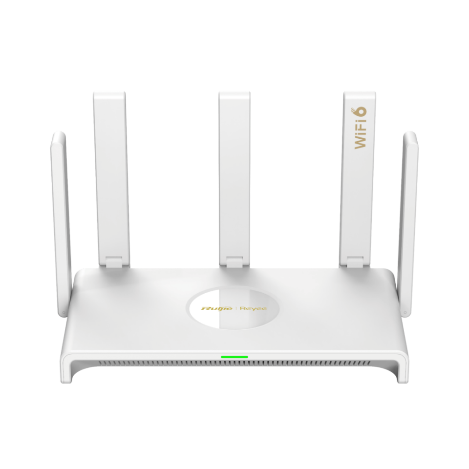 RUIJIE Reyee RG-EW3000GX, AC1300, 4Port GigaBit, 1267Mbps, Dual Band, Wifi 6, Masaüstü, Reyee Mesh, Router