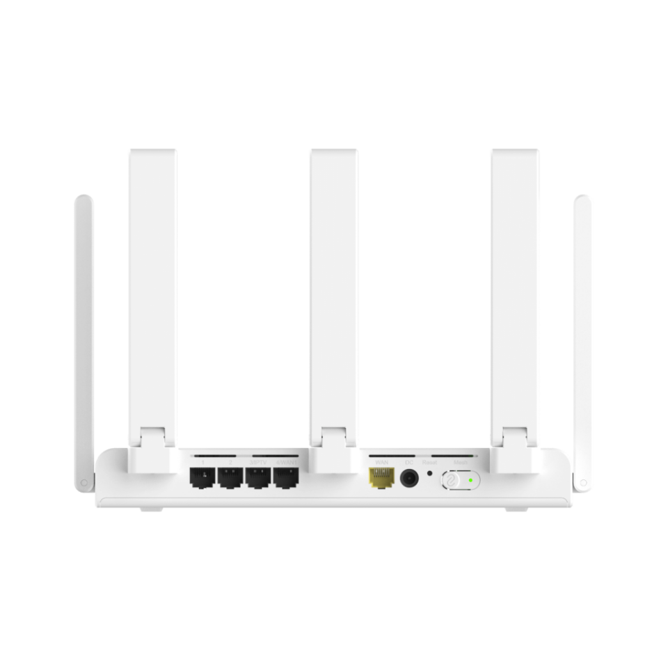 RUIJIE Reyee RG-EW3000GX, AC1300, 4Port GigaBit, 1267Mbps, Dual Band, Wifi 6, Masaüstü, Reyee Mesh, Router
