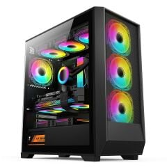 IROMX ORENDA BTX-75G3 750W 4x12CM ARGB FAN ATX 2xUSB2.0/1xUSB3.0 360MM SOĞUTUCU DESTEKLİ SİYAH KASA