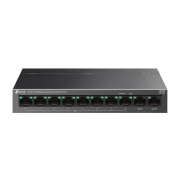 TP-LINK LS110P, Green Tech, 10 Port, MeggaBit, 8 Port PoE+ 96W, Metal Kasa, Yönetilemez, Masaüstü Switch