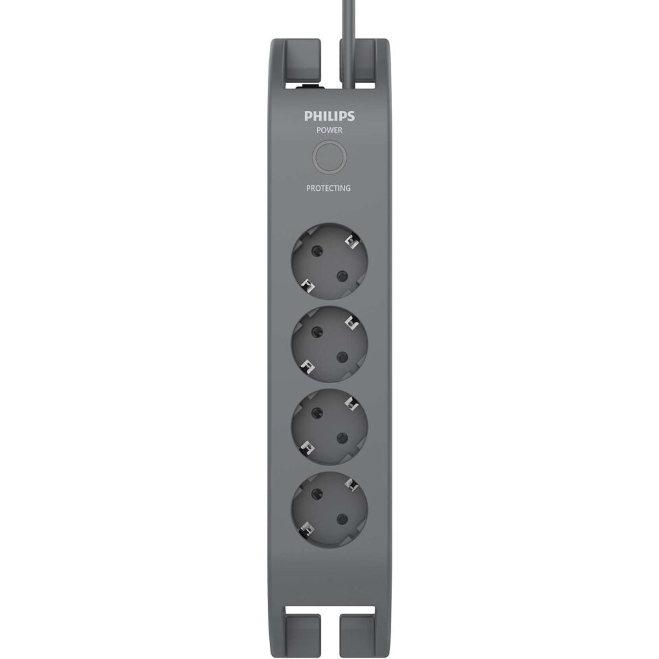 PHILIPS SPN3140A/62 2400J 4'LÜ / 2M AKIM KORUMALI PRİZ