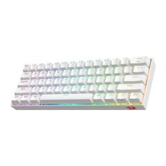 REDRAGON K530 DRACONIC PRO Q TR 60% KOMPAKT KABLOSUZ-BLUETOOTH 2.4G SWITCH MEKANİK KLAVYE BEYAZ