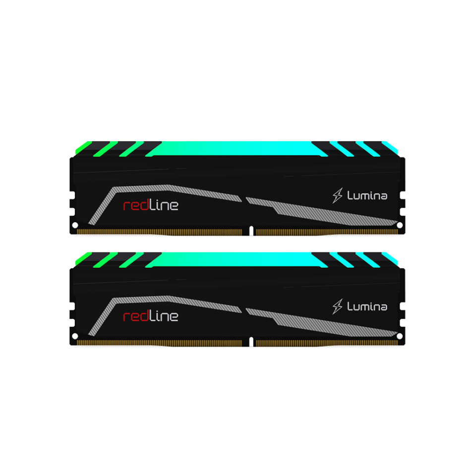 MUSHKIN redLine Lumina, MLA4C360JNNM8GX2, 2x8Gb Kit, 3600Mhz, DDR4, CL18, RGB, Desktop Gaming RAM (Soğutuculu)