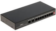 DAHUA PFS3010-8ET-65 10 PORT 8x10/100 POE 2xUPLINK PORT SWiTCH -65W