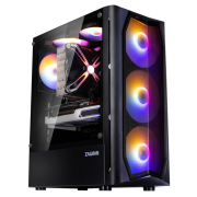 ZALMAN N4 Rev.1, MegaMax, 600W 80+ Bronz, Mesh Panel, Tempered Glass, RGB, ATX GAMING KASA