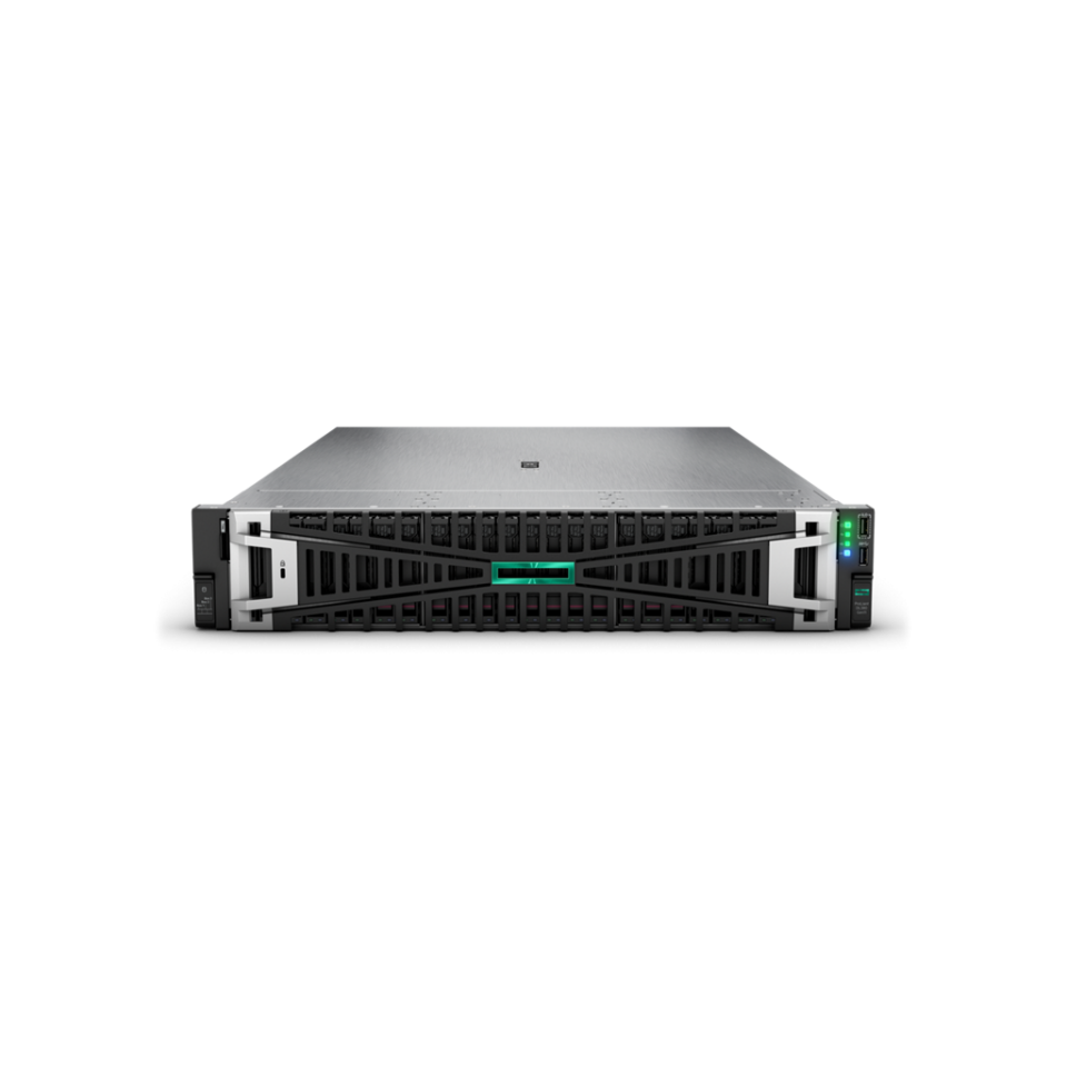HP P71674-425, DL380, GEN11, Intel Xeon Silver 4510, 2x32Gb DDR5 RDIMM Ram, 2x960Gb SSD Disk, MR408i-o NC 8SFF, 2x1000W Power, 2U RACK, SERVER
