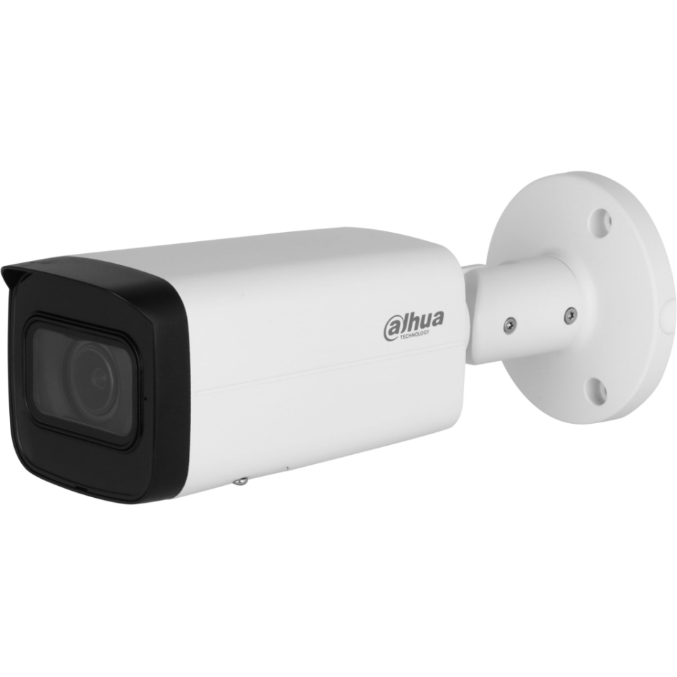 DAHUA IPC-HFW2441T-ZAS-2713, 4Mpix, 2,7-13,5mm Motorize Lens, H265+,Starlight, 60Mt Gece Görüşü, Dahili Mikrofon, IP67, PoE Bullet IP Kamera
