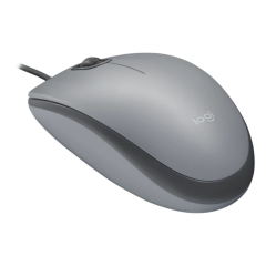 LOGITECH 910-006760, M110 Gri, USB Kablolu, 1000dpi, Optik, 3 Tuşlu, Sessiz Mouse