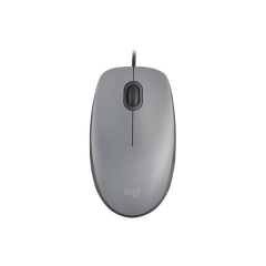LOGITECH 910-006760, M110 Gri, USB Kablolu, 1000dpi, Optik, 3 Tuşlu, Sessiz Mouse