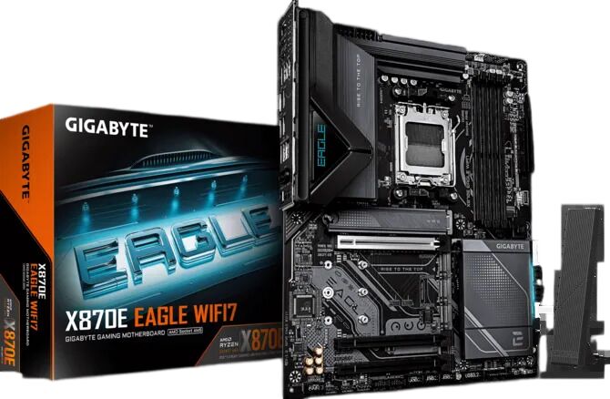 GIGABYTE X870E EAGLE WIFI7 DDR5 8000Mhz HDMI/DP ATX AM5