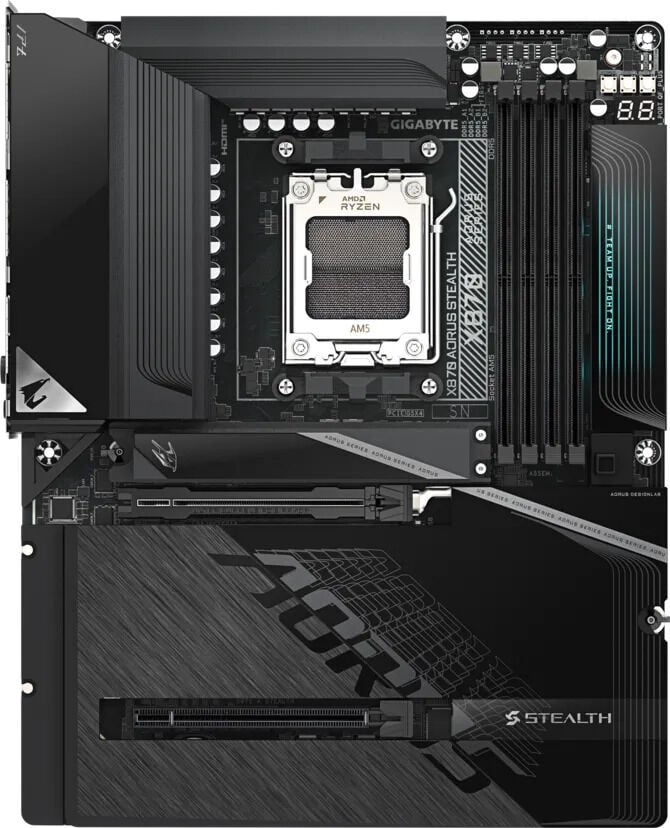 GIGABYTE X870 AORUS STEALTH DDR5 8000Mhz HDMI/DP ATX AM5