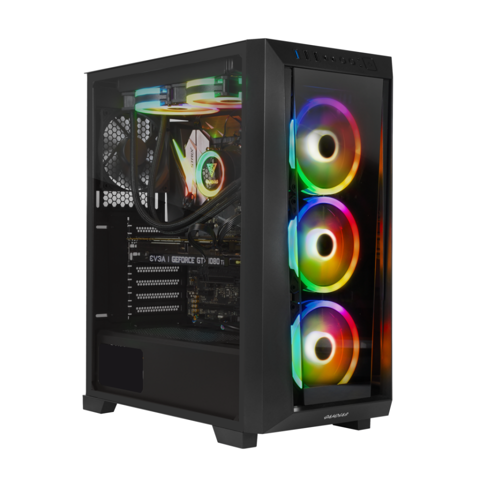GAMDIAS TALOS M1 Elite, 1600W, Tempered Glass, ARGB, ATX, Professional GAMING KASA