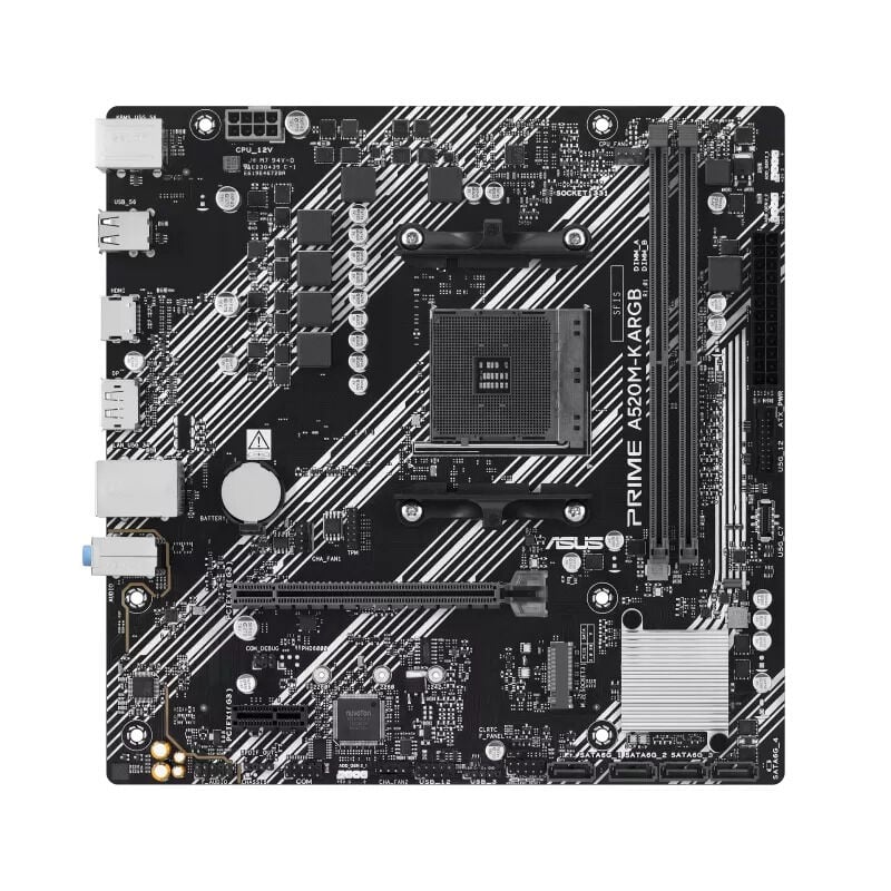 ASUS PRIME A520M-K ARGB DDR4 5100MHz mATX AM4
