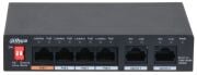 DAHUA PFS3006-4GT-60-V2 6 PORT 4x10/100/100 POE 2x10/100/1000 UPLINK SWİTCH-60W
