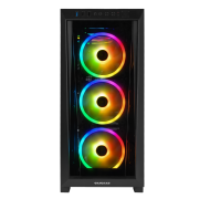 GAMDIAS TALOS M1 Elite, 850W, 80+ Bronze, Tempered Glass, ARGB, ATX GAMING KASA