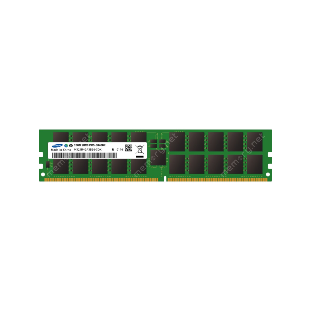 SAMSUNG M321R4GA3BB6-CQKET 32Gb 4800Mh.  DDR5 ECC Dual Rank RDIMM, SERVER RAM