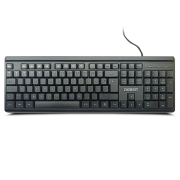 EVEREST KB-741F, USB Kablolu, Türkçe F,  2 metre Bakır Kablolu, Standart Klavye (Siyah)