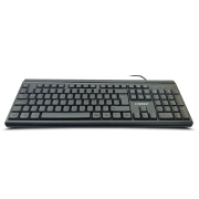 EVEREST KB-741F, USB Kablolu, Türkçe F,  2 metre Bakır Kablolu, Standart Klavye (Siyah)