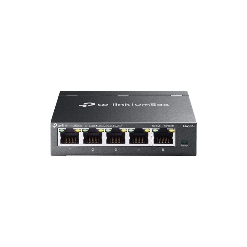 TP-LINK OMADA ES205G 5 PORT GIGABIT YONETİLEBİLİR METAL KASA SWITCH